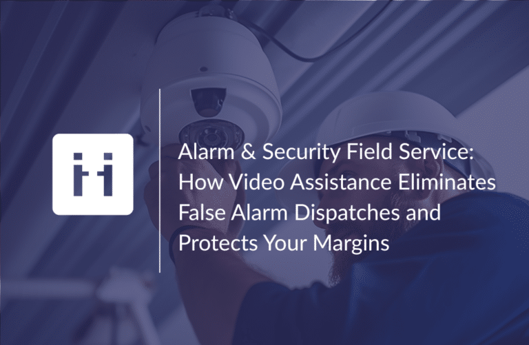technician fixing security item